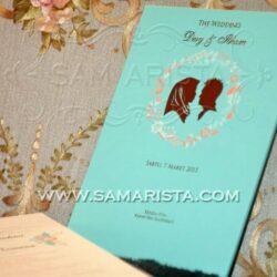 Kartu Undangan Pernikahan Modern Minimalis Cantik