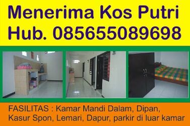 Terima Kos Puteri Single Di Wiyung, Surabaya