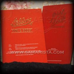 Kartu Undangan Pernikahan Hardcover Modern Harga Murah