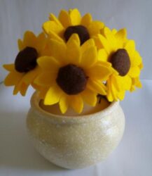 Bunga Matahari Flanel