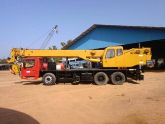 Dijual 1 Unit Truck Crane Merk Terex Chang Jiang Hydraulic 25 Ton Tahun 2005