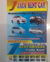 Jaya Rent Car Sewa Mobil Jakarta & Tangerang – Citra Raya