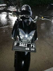 Dijual Motor Suzuki Inazuma 250cc, Hitam, Tahun 2014
