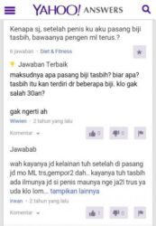 Tempat Pasang Biji Tasbih Alat Vital