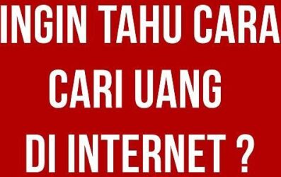 Cari Uang Mudah Via Internet