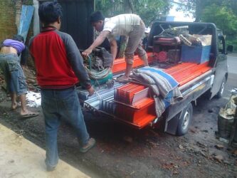 Pintu Besi Harmonika Murah