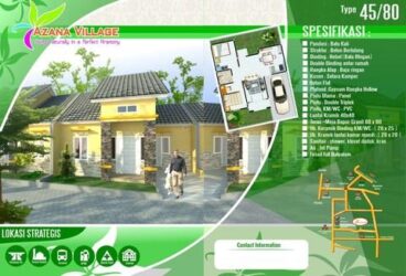 Azana Village Sawangan SHM DP Mulai 20jt