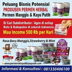 Dicari Agen Permen Herbal Manggis Dan Strawberry