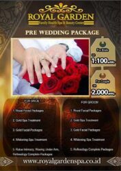 Pre Wedding Package Treatment Royal Garden Spa