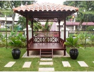 Jasa Spesialis Saung Lesehan, Gazebo, Vila, Pendopo, Rumah Bambu dan Kayu, Furniture Bambu