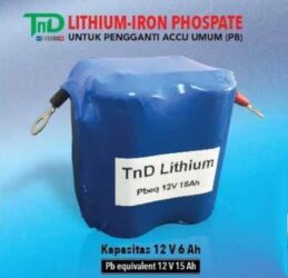 Accu Aki Motor Lithium Iron Phospate