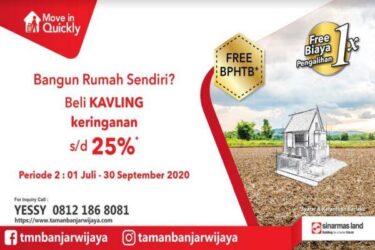 Move In Quickly Kavling Murah Banjar Wijaya Tangerang
