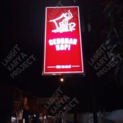 Langit Karya – Buat Neon Box, Huruf Timbul, Acrylic