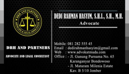 Dedi Rahman Hasyim, S.h., M.h dan Rekan Kantor Hukum Pengacara Bondowoso