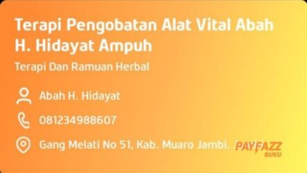 Terapi Pengobatan Alat Vital Abah H. Hidayat No 1 Tangerang Jakarta