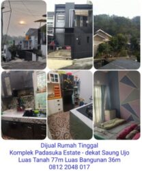Jual Rumah di Padasuka Bandung – Dekat Saung Ujo