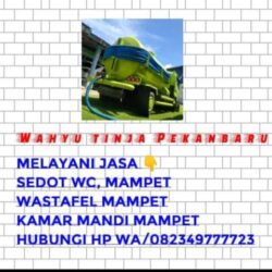 Sedot WC Murah Wahyu Tinja Ahlinya Pipa Mampet Pekanbaru