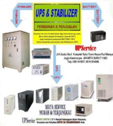 Stabilizer dan UPS Service
