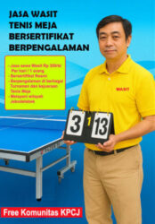 Sewa Jasa Wasit Tenis Meja