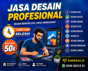 Jasa Desain Grafis Profesional Mulai 50K