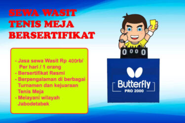 Sewa Wasit Tenis Meja Bersertifikat – Profesional & Terpercaya!