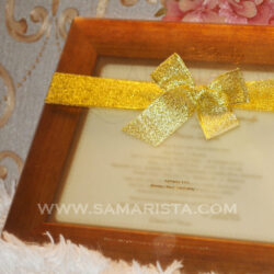 Kartu Undangan Pernikahan Frame Foto Cantik