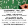 Foto: Les Privat Matematika Kimia Fisika Jakarta